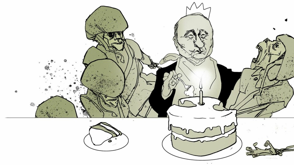 Den russiske bjørnen lider under de vestlige sanksjonene og en krympende økonomi, men aller mest er den ydmyket, skriver Lars West Johnsen. Den russiske bjørnen lider under de vestlige sanksjonene og en krympende økonomi, men aller mest er den ydmyket, skriver Lars West Johnsen.