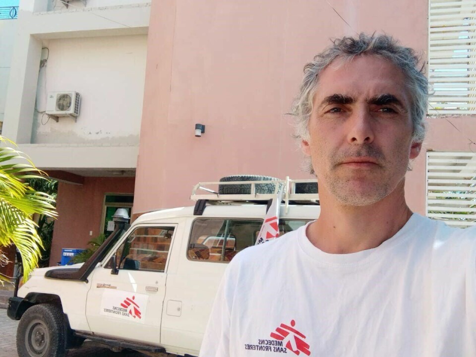 Rénald Ménard er på plass i Haiti for Leger Uten Grenser. Rénald Ménard er på plass i Haiti for Leger Uten Grenser.