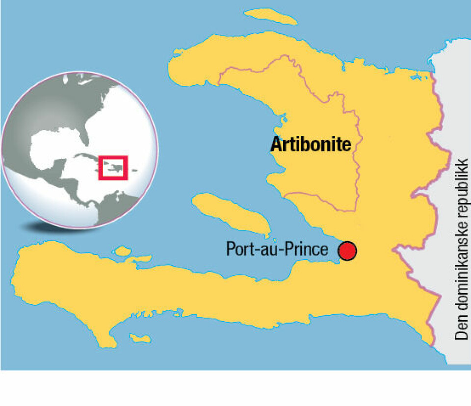 Haiti, hovedstaden Port-au-Prince og Artibonite, departementet der Rénald Ménard er på plass for Leger Uten Grenser. Haiti, hovedstaden Port-au-Prince og Artibonite, departementet der Rénald Ménard er på plass for Leger Uten Grenser.