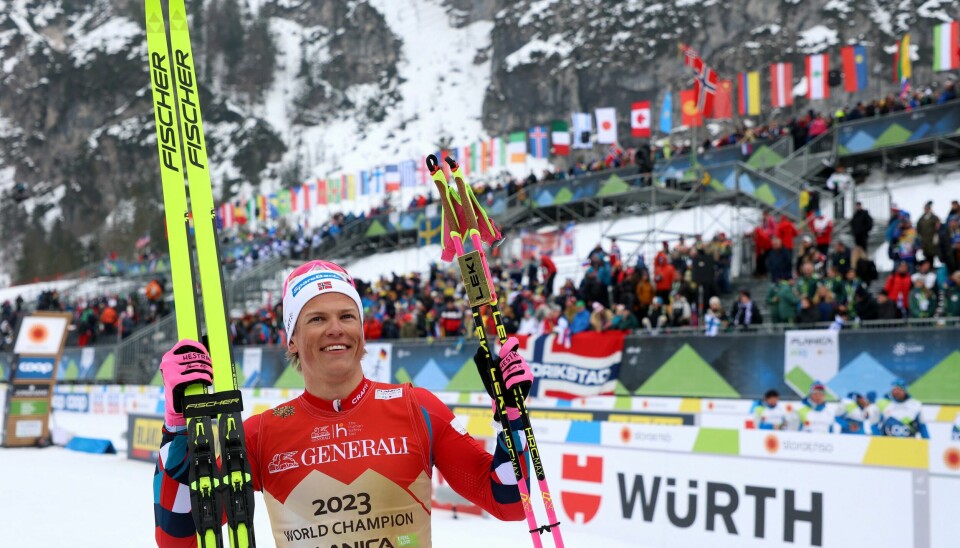 Johannes Høsflot Klæbo har erobret skistadion i Planica. Fredag går han for gull nummer to. Johannes Høsflot Klæbo har erobret skistadion i Planica. Fredag går han for gull nummer to.