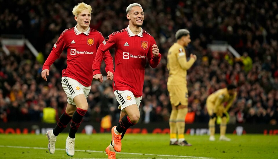 Antony ble matchvinner for Manchester United mot Barcelona torsdag. Foto: Dave Thompson / AP / NTB Antony ble matchvinner for Manchester United mot Barcelona torsdag. Foto: Dave Thompson / AP / NTB