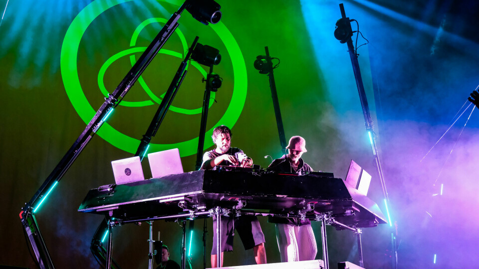 Röyksopp i Oslo Spektrum. Röyksopp i Oslo Spektrum.