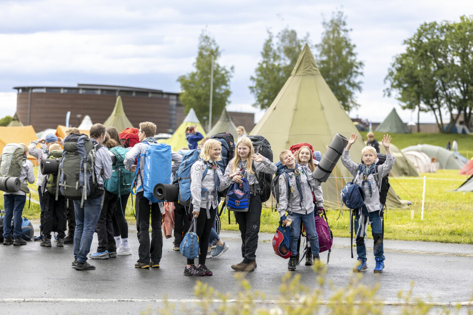 Nær tusen speidere, blant annet 1. Sandnes speidergruppe, deltok under NM i speiding i Levanger i Trøndelag i fjor. Nær tusen speidere, blant annet 1. Sandnes speidergruppe, deltok under NM i speiding i Levanger i Trøndelag i fjor.