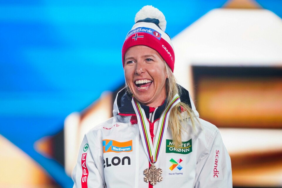 Astrid Øyre Slind skal gå stafetten for det norske kvinnelaget, og kan få med seg nok en medalje. Astrid Øyre Slind skal gå stafetten for det norske kvinnelaget. Foto: Terje Pedersen / NTB