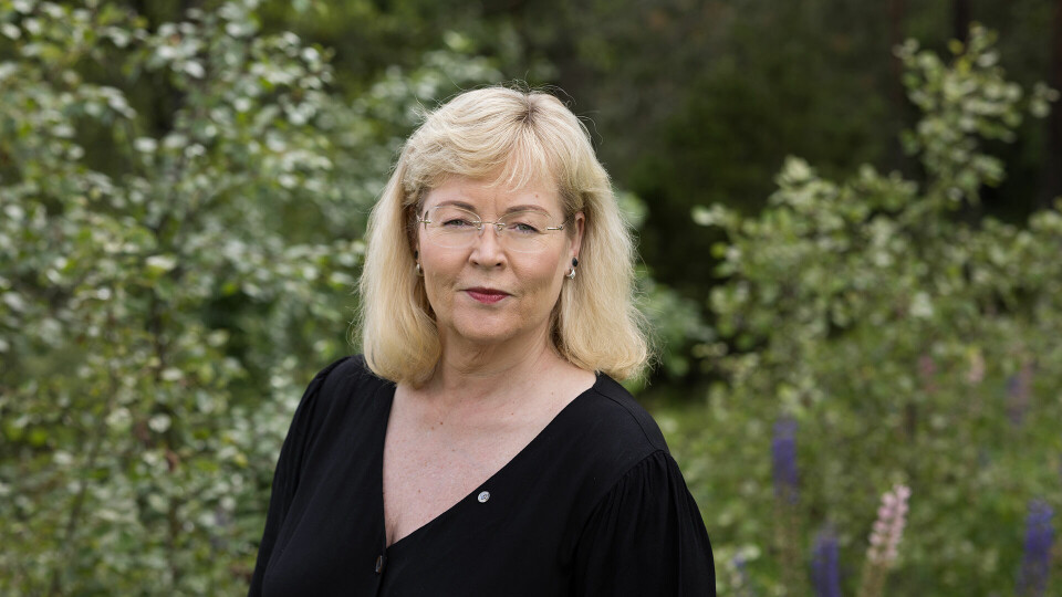 Trude Tinnlund, LO-sekretær. Trude Tinnlund, LO-sekretær.