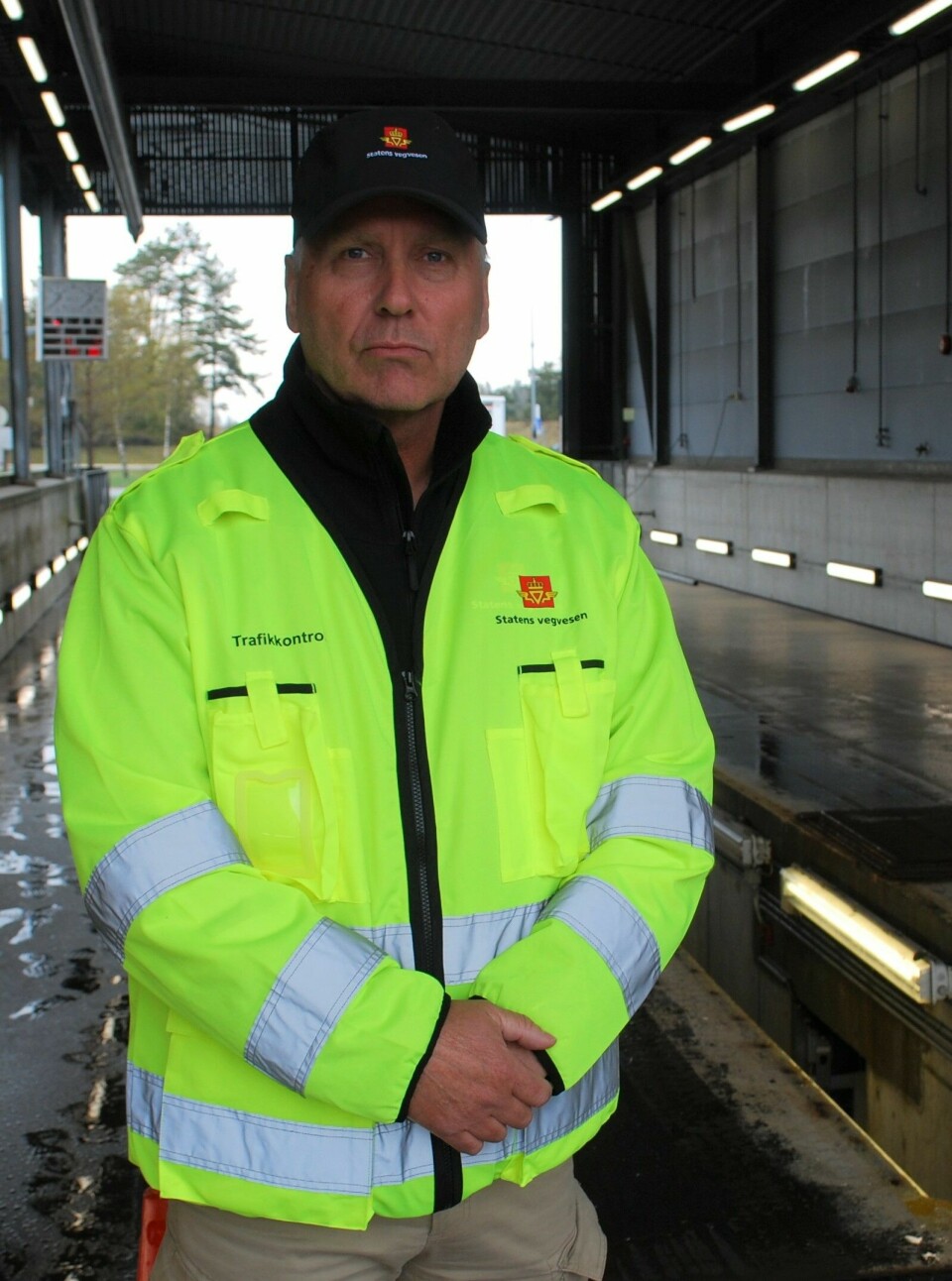 Fagleder Øyvind Grotterød i Statens vegvesen på Svinesund. Fagleder Øyvind Grotterød i Statens vegvesen på Svinesund.