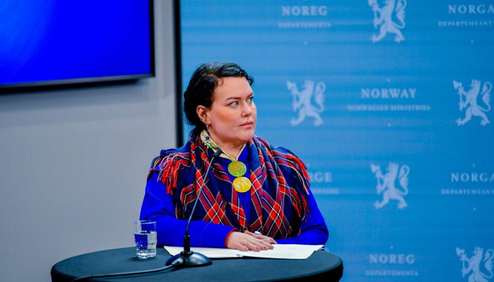 Sametingspresident Silje Karine Muotka har mottatt både hets og trusler etter demonstrasjonene mot vindturbinene på Fosen. Sametingspresident Silje Karine Muotka har mottatt både hets og trusler etter demonstrasjonene mot vindturbinene på Fosen.Foto: Rodrigo Freitas / NTB