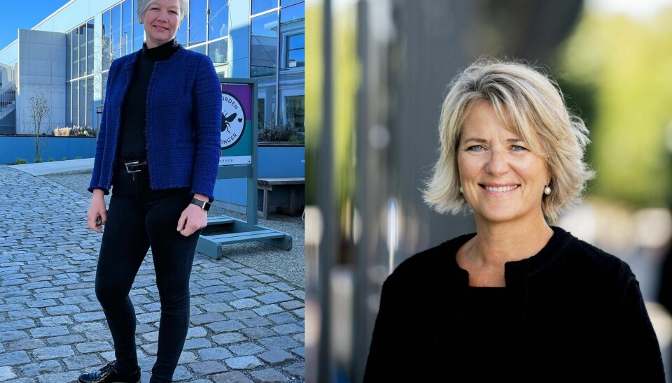 Margrethe Vika (til venstre) startet eget selskap som har vokst ut av byen, mens Benedicte Schilbred Fasmer er konsernsjef i SR-Bank. Margrethe Vika (til venstre) startet eget selskap som har vokst ut av byen, mens Benedicte Schilbred Fasmer er konsernsjef i SR-Bank.
