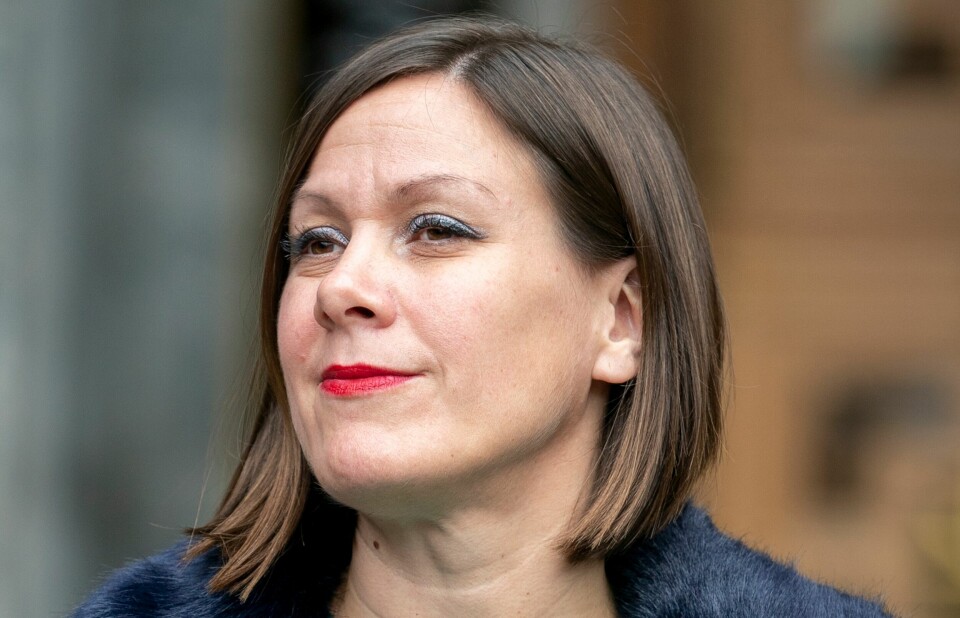 Hanna Marcussen (MDG) er byutviklingsbyråd i Oslo. Oslo kommune reagerer kraftig på at Bane Nor utsetter togutbyggingen i Brynsbakken i fem år. Foto: Heiko Junge / NTB