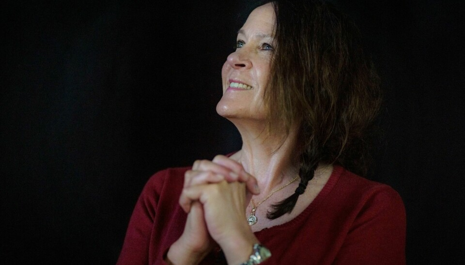 Vigdis Hjorth fikk Litteraturkritikerprisen for beste voksenbok for romanen «Gjentakelsen». Her er hun avbildet under Cappelen Damms høstlansering i 2022. Forfatter Vigdis Hjort er nominert til den prestisjetunge Bookerprisen for sin roman «Er mor død». Foto: Heiko Junge / NTB