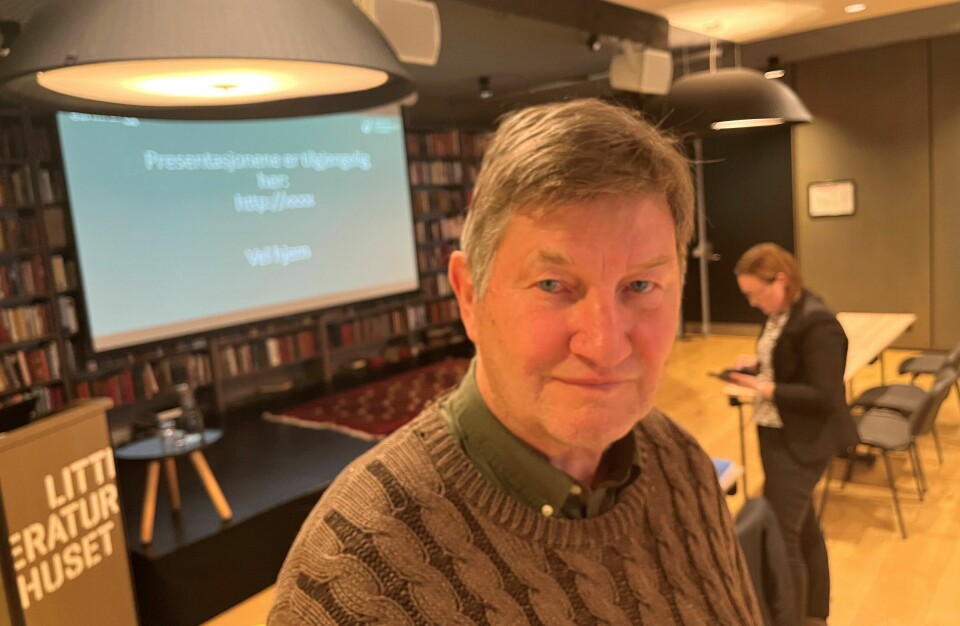 Ole Jørgen Hanssen, seniorforsker i Norsus, presenterte mandag resultatene av EarthresQues vasking av mudringsmasser. Ole Jørgen Hanssen, seniorforsker i Norsus, presenterte mandag resultatene av EarthresQues vasking av mudringsmasser.