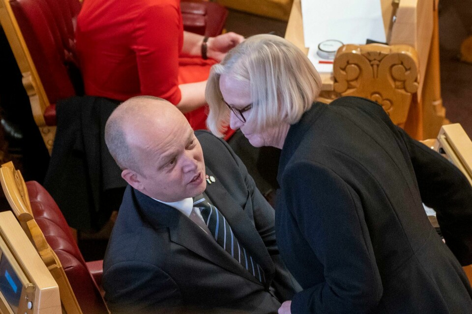 Partileder Trygve Slagsvold Vedum og parlamentarisk leder Marit Arnstad vil helst unngå et strømopprør på Senterpartiets landsmøte i helga. Partileder Trygve Slagsvold Vedum og parlamentarisk leder Marit Arnstad vil helst unngå et strømopprør på Senterpartiets landsmøte i helga.