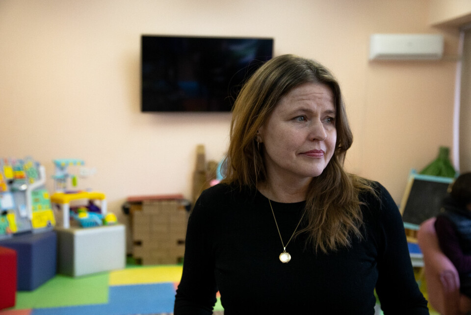 Kari Helen Partapuoli, generalsekretær i Plan Norge, besøkte Moldovas største flyktningmottak tidligere i år. Kari Helen Partapuoli, generalsekretær i Plan Norge, besøkte Moldovas største flyktningmottak tidligere i år.