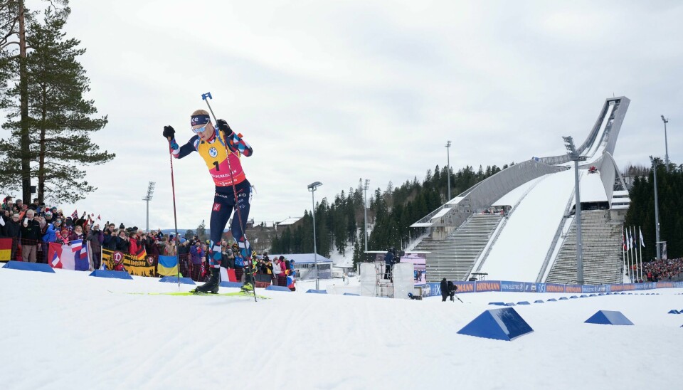 Johannes Thingnes Bø vant jaktstarten i Holmenkollen. Johannes Thingnes Bø vant jaktstarten i Holmenkollen. Foto: Javad Parsa / NTB