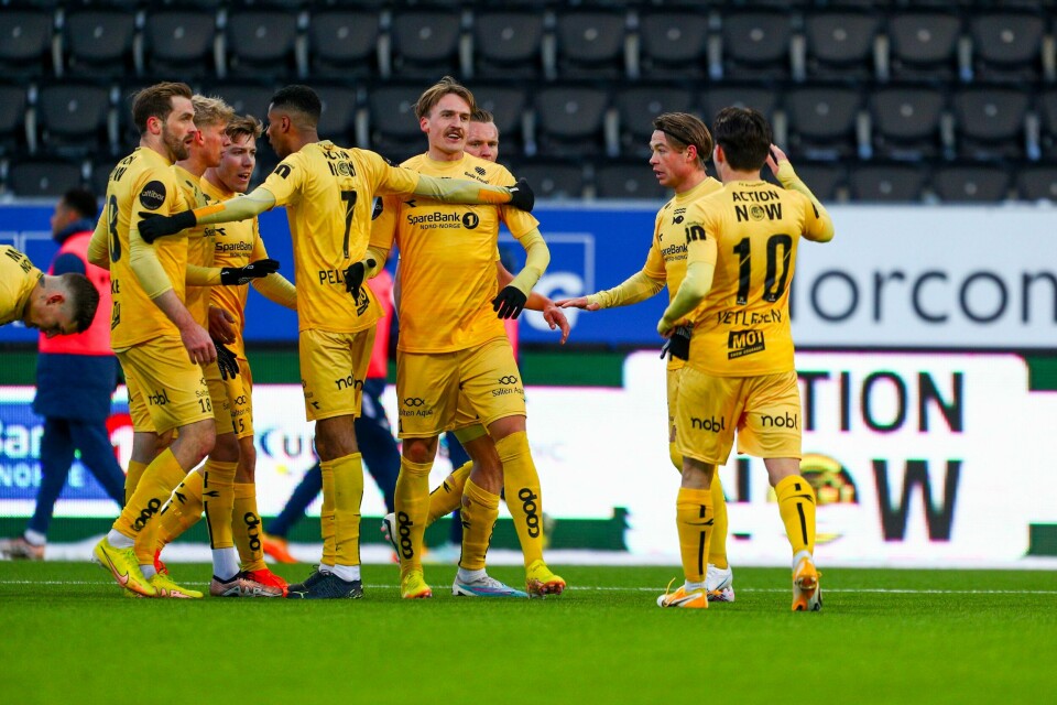 Bodø/Glimt tok seg videre til semifinale i cupen etter 5-3 mot Viking. Bodø/Glimt tok seg videre til semifinale i cupen etter 5-3 mot Viking. Foto: Mats Torbergsen / NTB