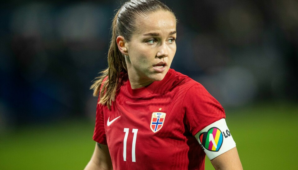 Guro Reiten i aksjon for Norge tidligere i år Guro Reiten har scoret fire mål i den engelske superligaen denne sesongen.Foto: Rodrigo Freitas / NTB