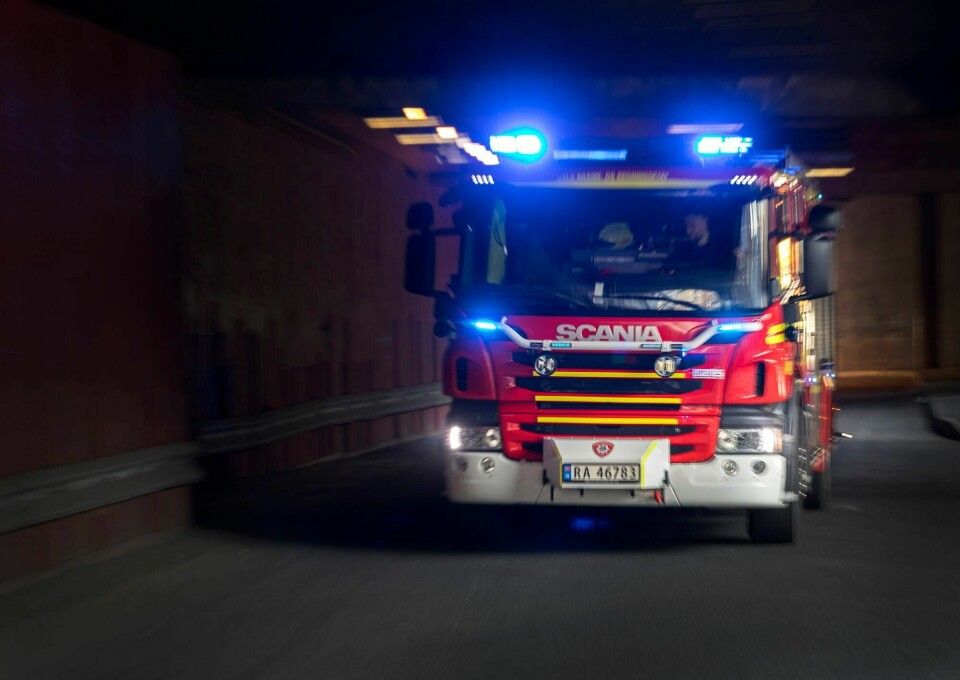 Illustrasjonsbilde Oslo 20170707.Brannbil under utrykning / i aksjon / i fart. i Oslo brann- og redningsetat.Foto: Gorm Kallestad / NTBNB! Kun redaksjonell bruk