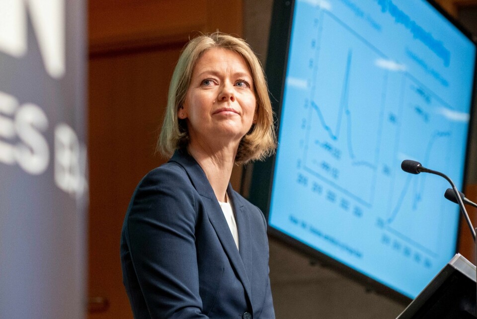 To ledere i Statistisk sentralbyrå mener Norges Bank og sentralbanksjef Ida Wolden Bache (bildet) tar for mye hensyn til prisveksten og for lite hensyn til sysselsettingen når renten settes. I et innlegg i Aftenposten ber de om en avklaring. To ledere i Statistisk sentralbyrå mener Norges Bank og sentralbanksjef Ida Wolden Bache (bildet) tar for mye hensyn til prisveksten og for lite hensyn til sysselsettingen når renten settes. I et innlegg i Aftenposten ber de om en avklaring. Arkivfoto: Heiko Junge / NTB