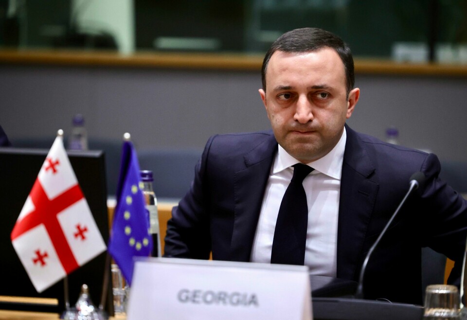 Georgias statsminister Irakli Garibashvili. Georgias statsminister Irakli Garibashvili.