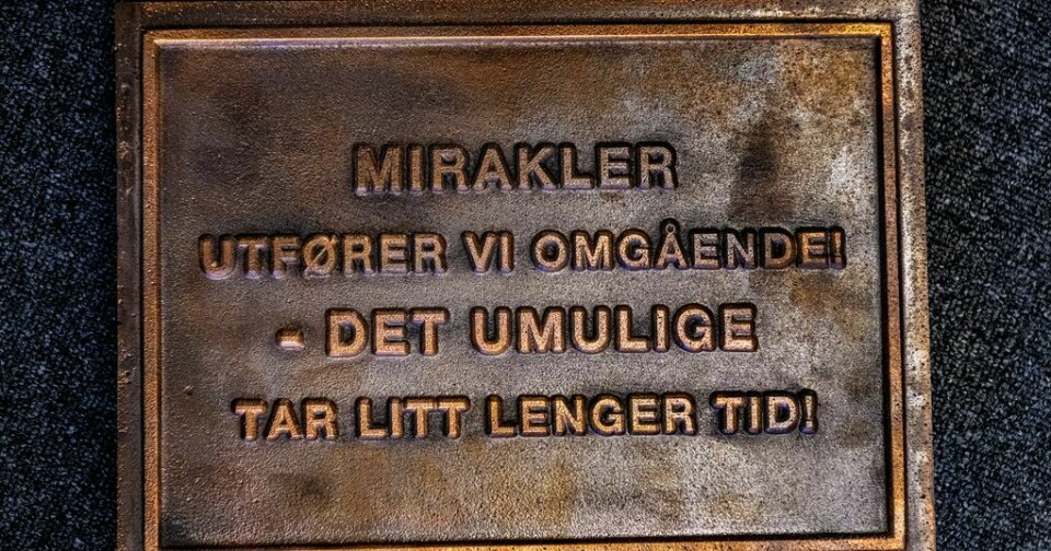 Olaussens har tro på egne evner. Olaussens har tro på egne evner.