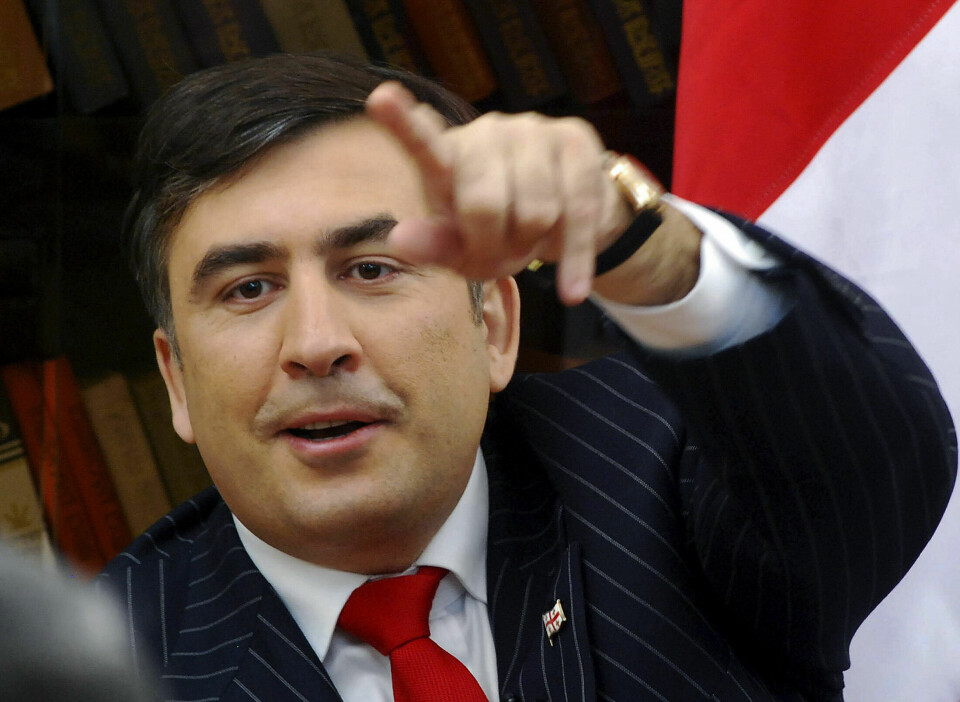 Mikhail Saakashvili fotografert i 2007. Mikhail Saakashvili fotografert i 2007.