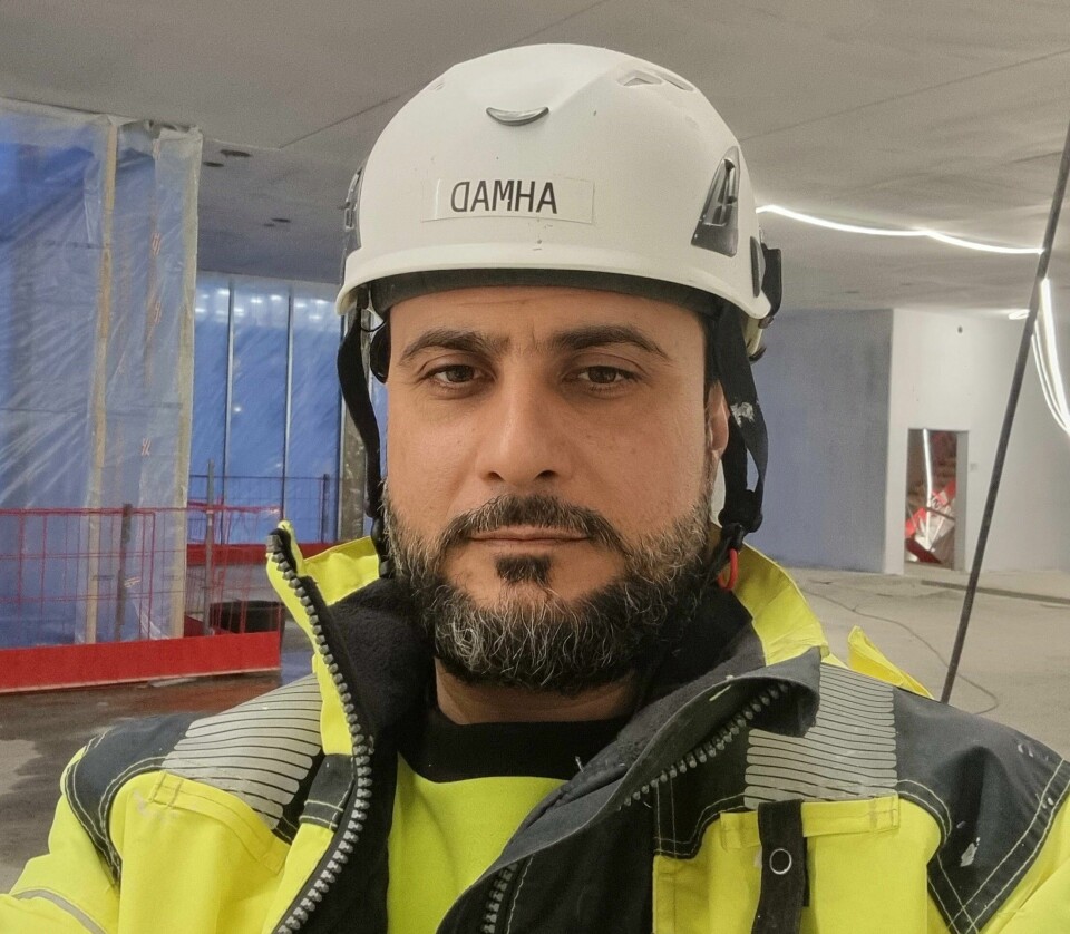 Malelærling Ahmad Hamda. Ahmad
