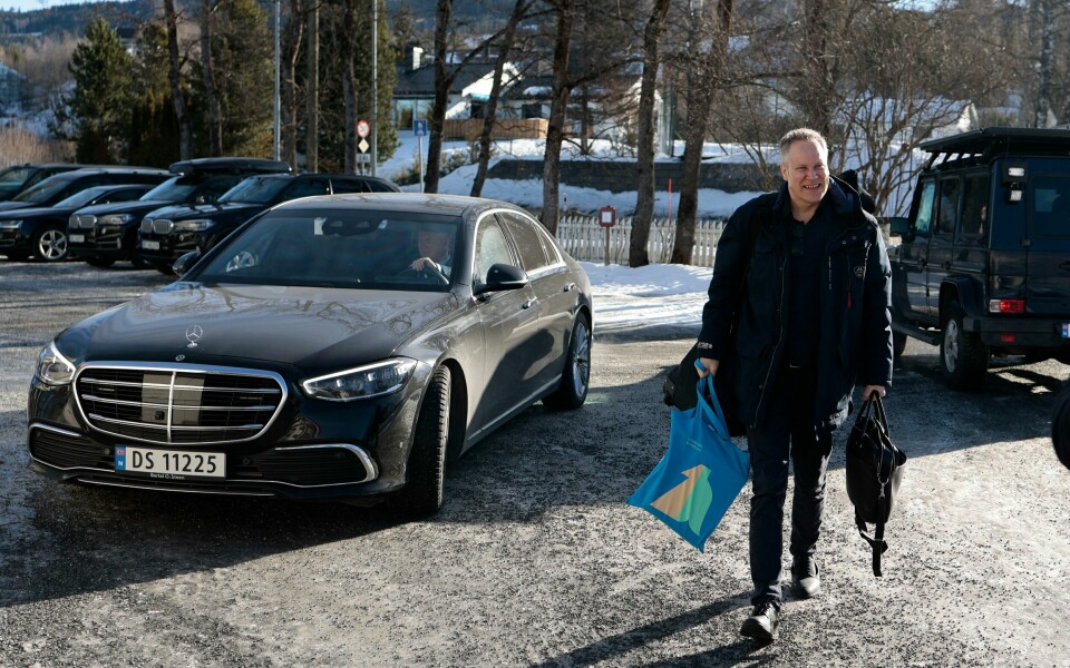 Oslo 20230305. Samferdselsminister Jon - Ivar Nygård (Ap) ankommer regjeringens budsjettkonferansen på Klækken.Foto: Alf Simensen / NTB