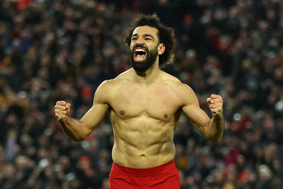 Liverpools Mohamed Salah feirer kampen mot Manchester United 5. mars. Hva ble resultatet? Liverpools Mohamed Salah feirer kampen mot Manchester United 5. mars. Hva ble resultatet?