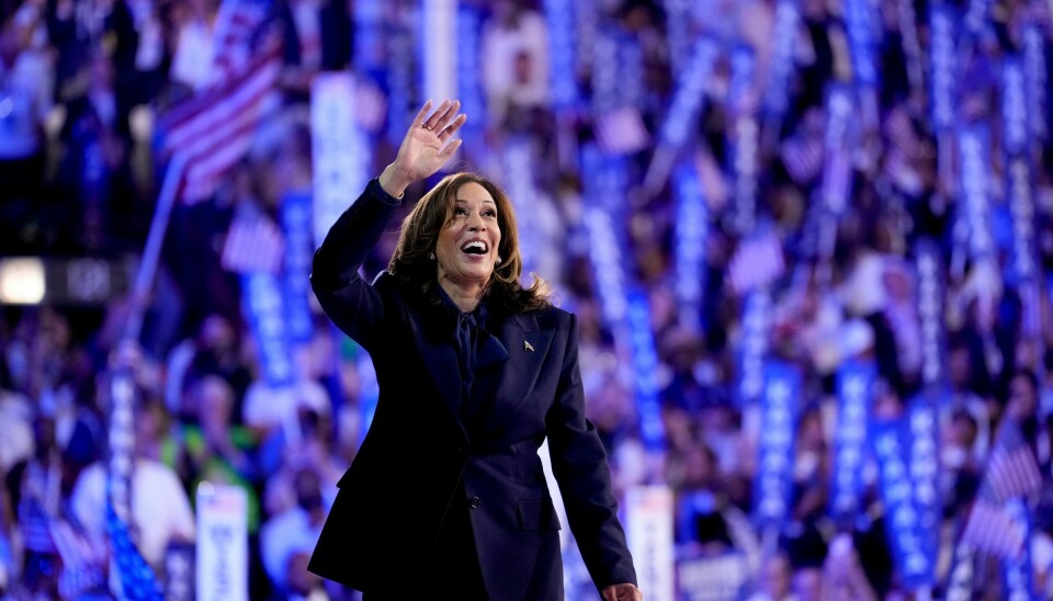 Kamala Harris gjorde en imponerende figur i sin landsmøtetale, mener USA-ekspert Hilmar Mjelde. Kamala Harris gjorde en imponerende figur i sin landsmøtetale, mener USA-ekspert Hilmar Mjelde. Foto: Jacquelyn Martin / AP / NTB
