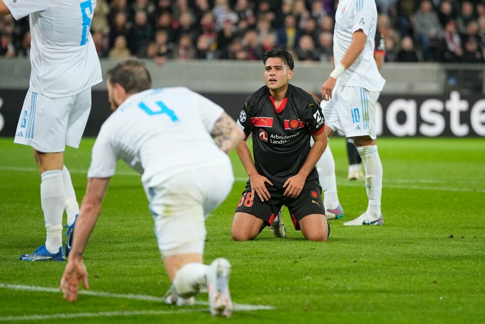 Aral Simsir og Midtjylland greide ikke å vinne hjemme mot Slovan Bratislava i Champions League-kvalifiseringen. Aral Simsir og Midtjylland greide ikke å vinne hjemme mot Slovan Bratislava i Champions League-kvalifiseringen. Foto: Bo Amstrup / Ritzau Scanpix / NTB