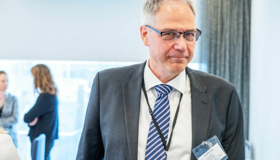 Direktør Per Mathis Kongsrud for Finanstilsynet overlevert fredag sine råd om utlånsforskriften og den omstridte bestemmelsen om avdragsplikt. Direktør Per Mathis Kongsrud for Finanstilsynet overlevert fredag sine råd om utlånsforskriften og den omstridte bestemmelsen om avdragsplikt. Foto: Ole Berg-Rusten / NTB