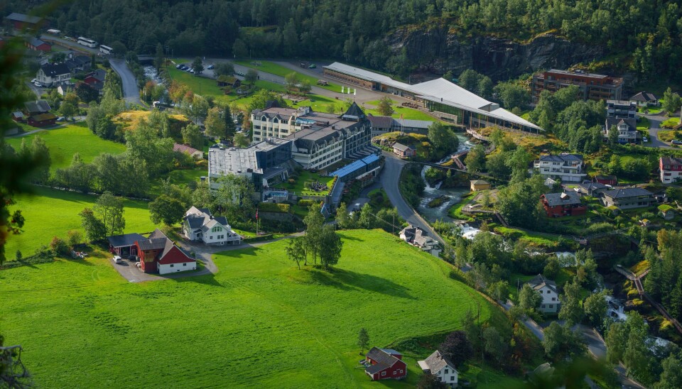 Vielsen skal foregå på Vinjevollen (i forgrunnen), mens bryllupsfesten skal være på Hotel Union (i bakgrunnen). Foto: Cornelius Poppe / NTB Vielsen skal foregå på Vinjevollen (i forgrunnen), mens bryllupsfesten skal være på Hotel Union (i bakgrunnen). Foto: Cornelius Poppe / NTB