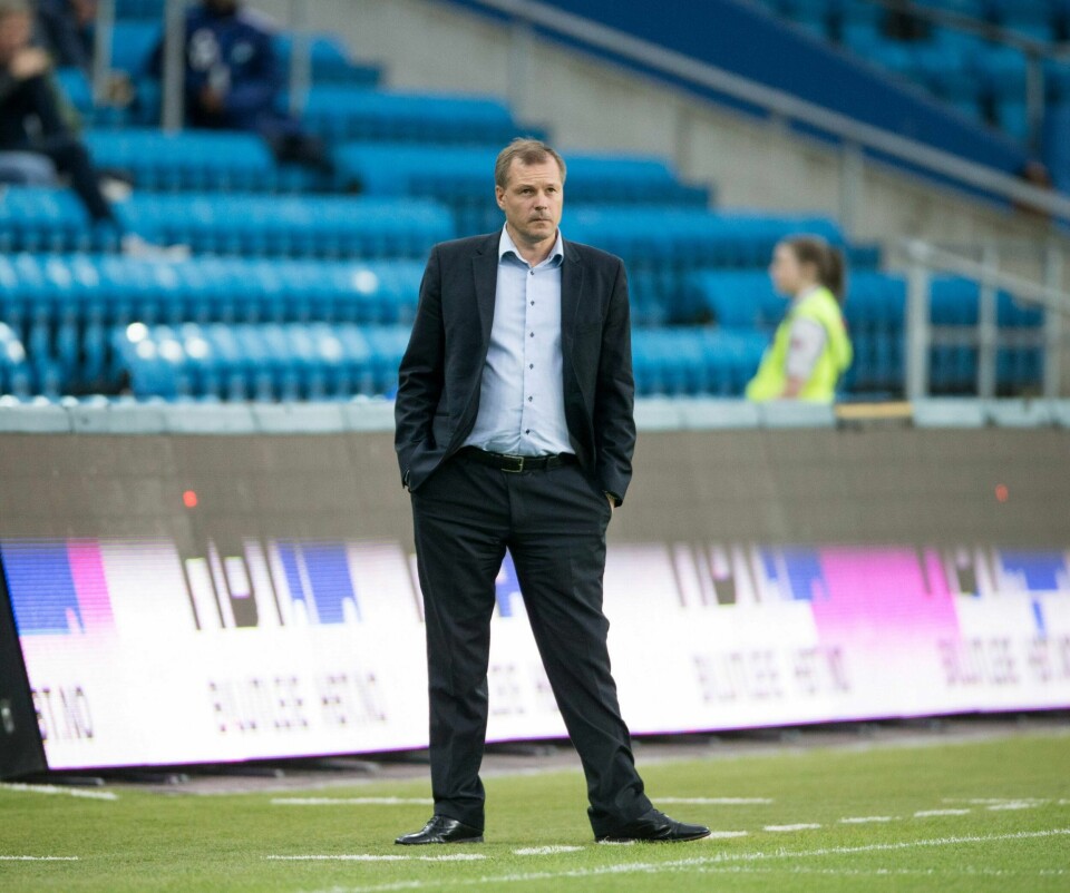 publikum: VIF-trener Kjetil Rekdal mener at Oslo ikke er noen fotballby. Særlig ønsker han flere ikke-hvite på kampene. FOTO. NTB SCANPIX