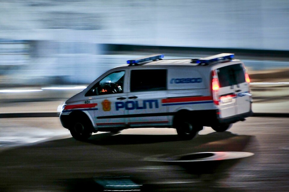  Ruskjørte i lyktestolpe på Madlaveien