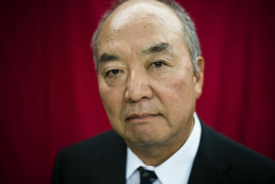 Toshiki Fujimori var bare halvannet år da USA slapp en atombombe over Hiroshima. Basert på morens historier om hva som skjedde forteller han verden de overlevendes historie. FOTO: HELLE GANNESTAD Toshiki Fujimori var bare halvannet år da USA slapp en atombombe over Hiroshima. Basert på morens historier om hva som skjedde forteller han verden de overlevendes historie. FOTO: HELLE GANNESTAD
