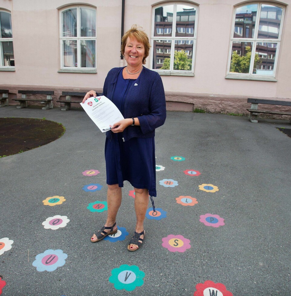 Marianne Borgen (SV) mener Ap har nærmet seg SV såpass mye i skolepolitikken at de kan stille seg bak en felles plan for Oslo-skolen. FOTO: ARNE OVE BERGO