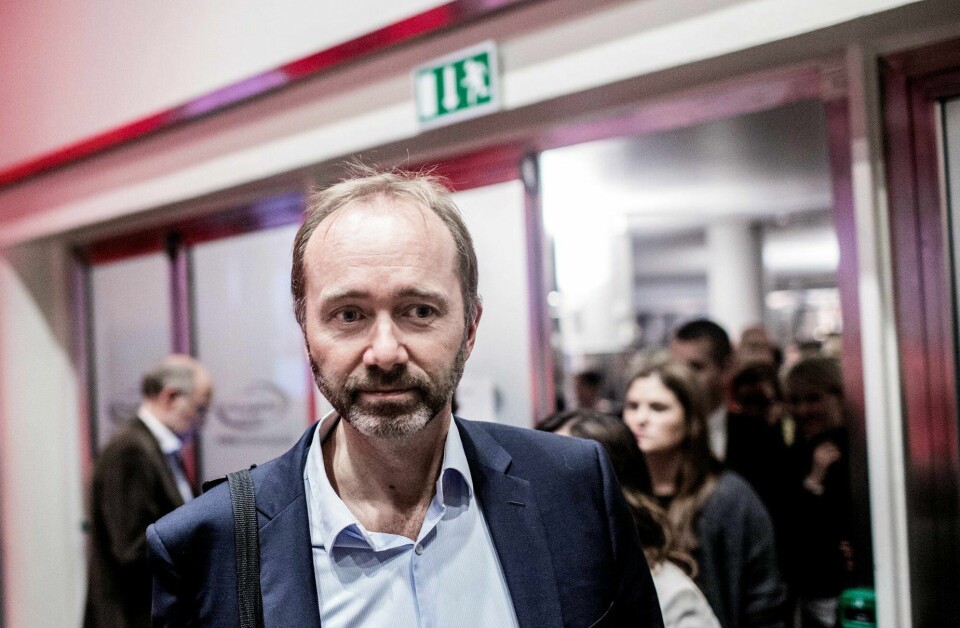 Trond Giske (Ap) vil ha nasjonal norm for lærertetthet. FOTO: FREDRIK BJERKNES