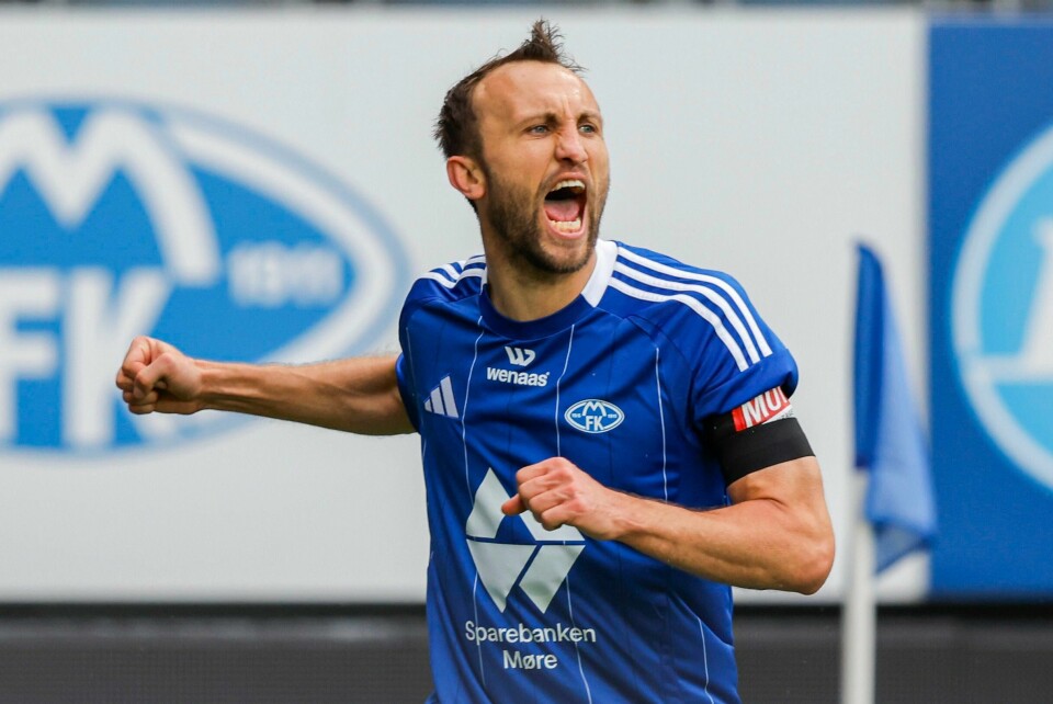 Magnus Wolff Eikrem scoret to ganger for Molde mot HamKam søndag. Magnus Wolff Eikrem scoret to ganger for Molde mot HamKam søndag. Foto: Svein Ove Ekornesvåg / NTB