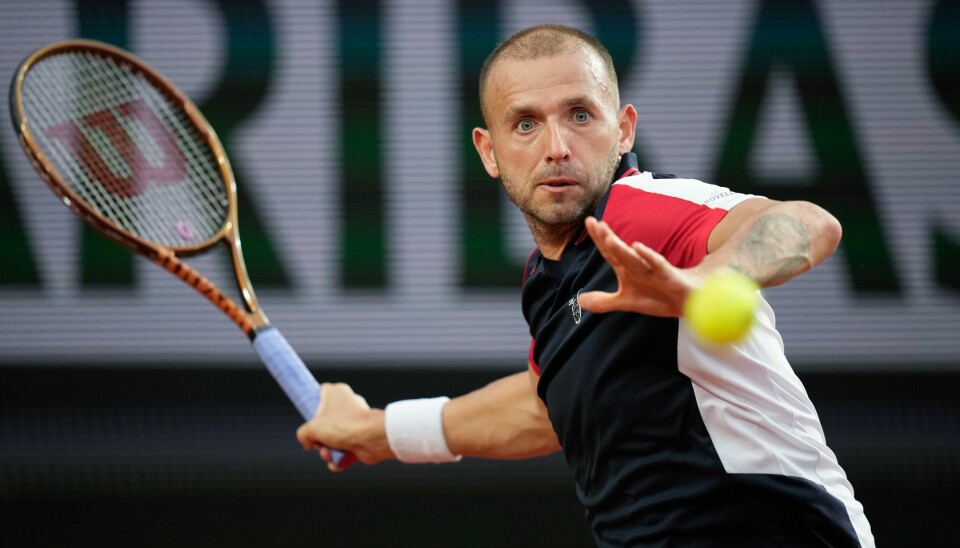 Daniel Evans, her i aksjon under OL, fikk en seig vei mot 2. runde i US Open. Daniel Evans, her i aksjon under OL, fikk en seig vei mot 2. runde i US Open. Foto: Christophe Ena / AP / NTB