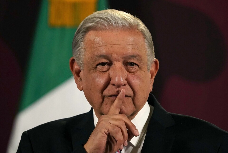 President Andres Manuel Lopez Obrador liker ikke at USAs ambassadør i Mexico har kritisert en planlagt reform av landets domstoler. President Andres Manuel Lopez Obrador liker ikke at USAs ambassadør i Mexico har kritisert en planlagt reform av landets domstoler. Foto: Marco Ugarte / AP / NTB