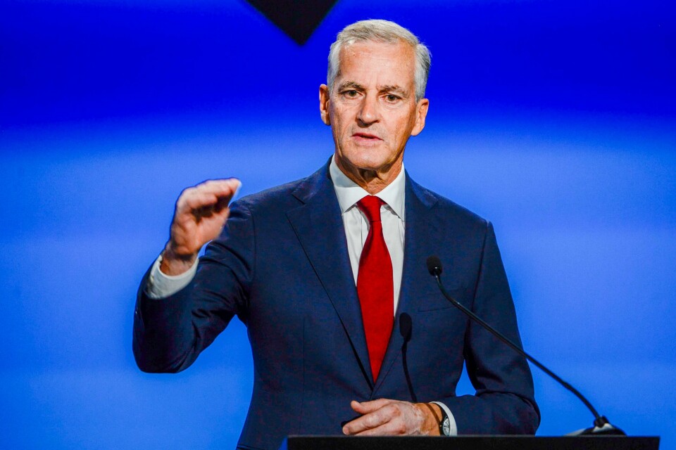 Statsminister Jonas Gahr Støre (Ap) under åpningen av Offshore Northern Seas (ONS) i Stavanger i 2022. Statsminister Jonas Gahr Støre (Ap) stiller seg i rekken av politikere og statsledere som hyller Mikhail Gorbatsjov, som døde tirsdag kveld.Foto: Carina Johansen / NTB