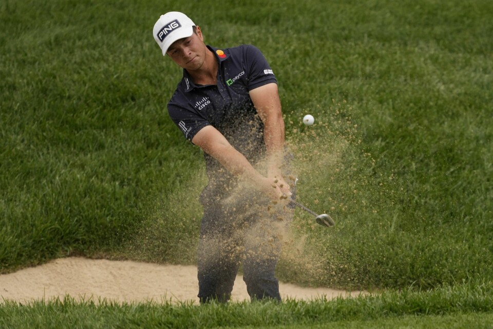 Viktor Hovland avsluttet med par på sisterunden i Colorado. Foto: Matt York / AP Photo / NTB. Viktor Hovland avsluttet med par på sisterunden i Colorado. Foto: Matt York / AP Photo / NTB.