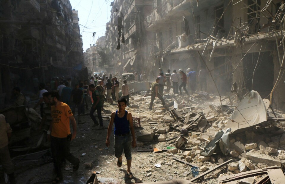 Kan FNs manglende evner til å få en slutt på Syria-krigen gå inn i historien som en av organisasjonen store feil på linje med Srebrenica og Rwanda? Her fra byen Aleppo som er blitt totalt ødelagt i løpet av krigen. FOTO: FADI AL-HALABI/NTB SCANPIX Kan FNs manglende evner til å få en slutt på Syria-krigen gå inn i historien som en av organisasjonen store feil på linje med Srebrenica og Rwanda? Her fra byen Aleppo som er blitt totalt ødelagt i løpet av krigen. FOTO: FADI AL-HALABI/NTB SCANPIX
