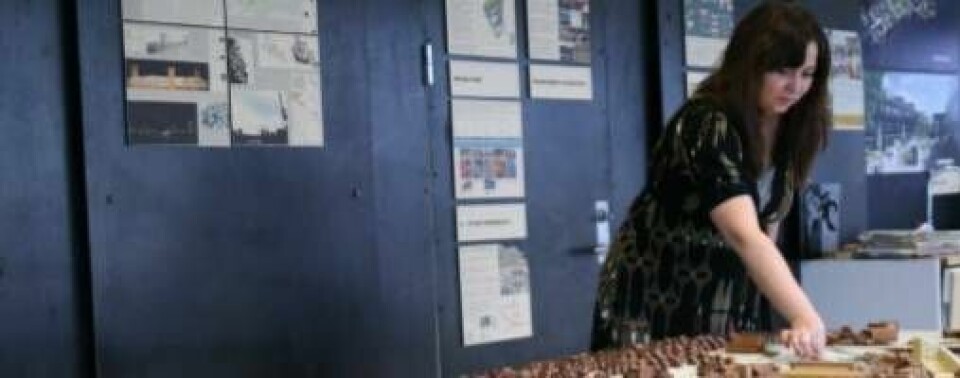 SAMLER BYDELEN: Kristin Gustavsen i Urban Sjøfront.