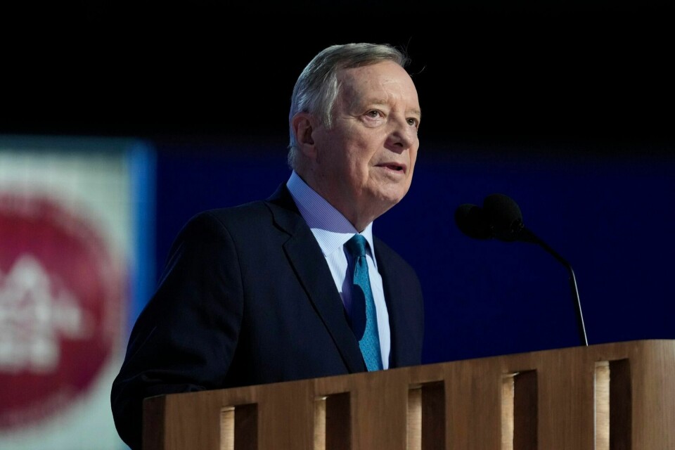 Senator Dick Durbin, her fra august i år. Senator Dick Durbin, her fra august i år.