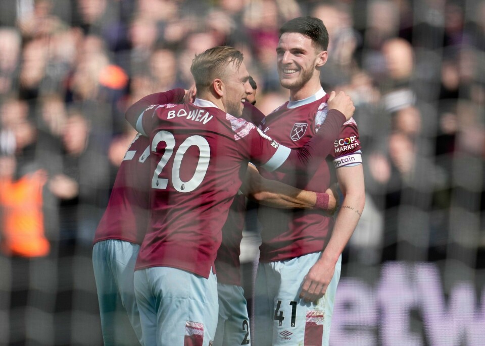 West Ham vant 1-0 over Southampton søndag. West Ham vant 1-0 over Southampton søndag. Foto: Kin Cheung / AP Photo / NTB