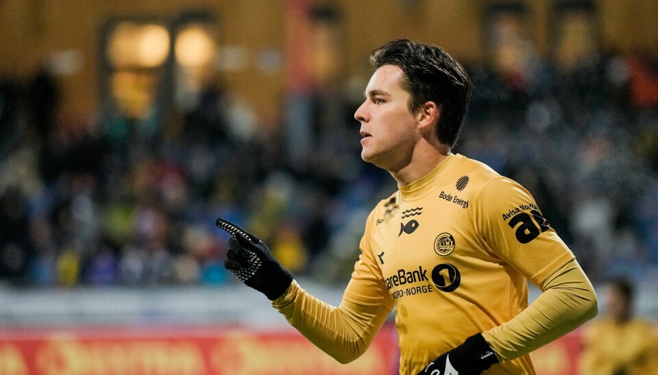 Heretter blir det ingen vurdering av prestasjon til Bodø/Glimts Hugo Vetlesen og de øvrige spillerne i Eliteserien i karakters form i Norges største avis. Heretter blir det ingen vurdering av prestasjon til Bodø/Glimts Hugo Vetlesen og de øvrige spillerne i Eliteserien i karakters form i Norges største avis. Foto: Ole Martin Wold / NTB