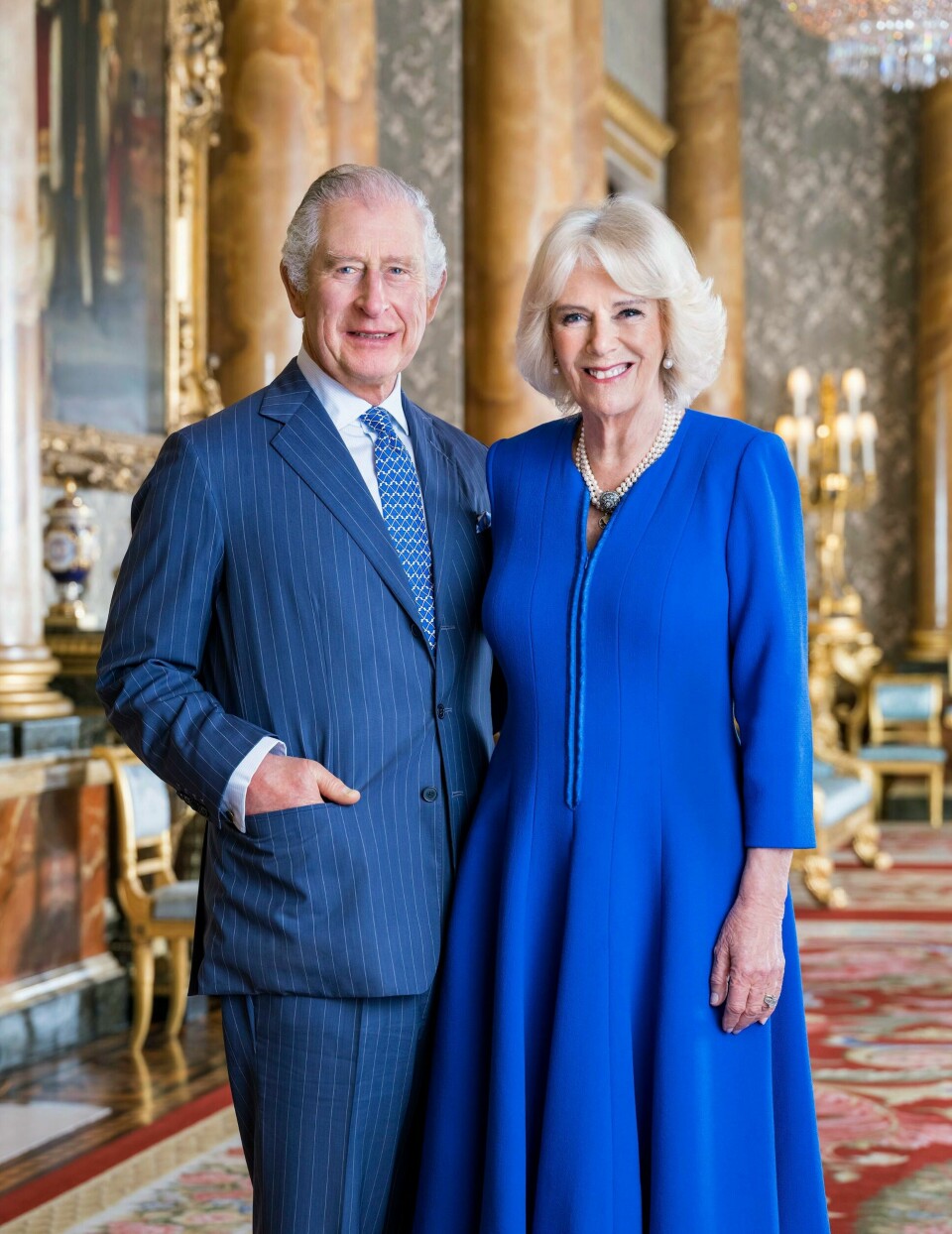 Kong Charles og hans kone Camilla i et bilde publisert av det britiske kongehuset 4. april i år. Kong Charles og hans kone Camilla i et bilde publisert av det britiske kongehuset 4. april i år. Foto: Hugo Burnand / Buckingham Palace via AP / NTB