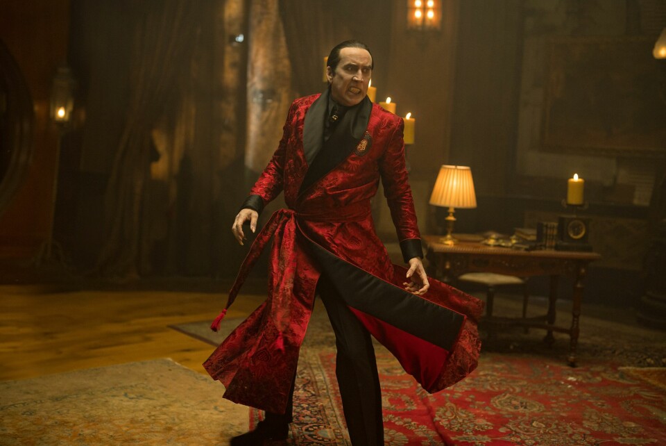 Nicolas Cages spiller drømmerollen som Dracula i «Renfield». «Renfield»