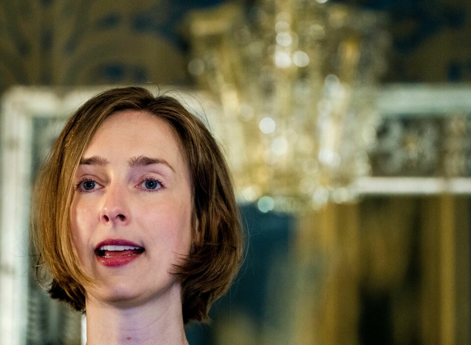 Stortinget åpner kontrollsak mot tidligere næringsminister Iselin Nybø. Næringsminister Iselin Nybø (V) og regjeringen gir reiselivet 2 millioner kroner i støtte til å utvikle en ny klimakalkulator og en nasjonal kunnskapsplattform. Foto: Terje Pedersen / NTB